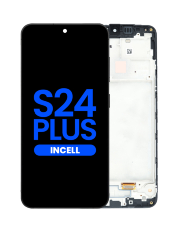 LCD Assembly with Frame for Galaxy S24 Plus (S926) (ONYX BLACK) (Aftermarket Incell) (Does not support Fingerprint)