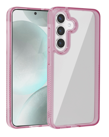 Galaxy S24 / S25 Hybrid Case with Air Cushion Technology - PINK (Only Ground Shipping)