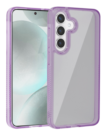 Galaxy S24 / S25 Hybrid Case with Air Cushion Technology - PURPLE (Only Ground Shipping)