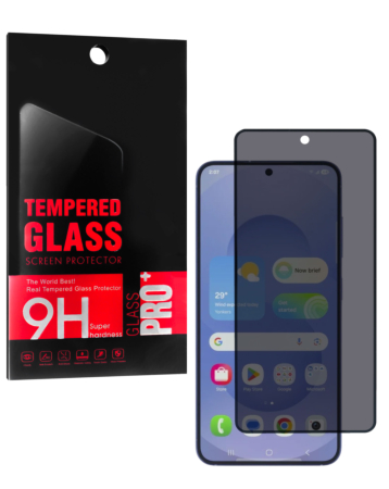 Privacy Tempered Glass for Galaxy S24 / S25 (Case Friendly / 2.5D / Anti-Spy / 1 Piece)