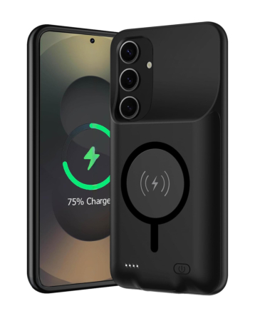 Slim Protective Wireless Charging Case (10000 mAh) for Galaxy S25 Edge (Only Ground Shipping)