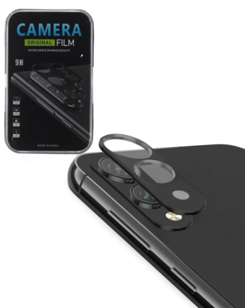 Purchase the Back Camera Tempered Glass for Galaxy S25 Edge in black.