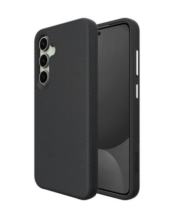 Shock Absorption Protective Dual Layer Case - BLACK for Galaxy S25 FE (Only Ground Shipping)