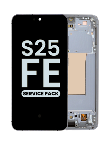 OLED Assembly with Frame for Galaxy S25 FE 5G (S731) (JETBLACK) (Service Pack)