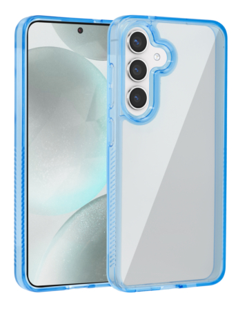Hybrid Case with Air Cushion Technology for Galaxy S25 Plus / S24 Plus - BLUE (Only Ground Shipping)