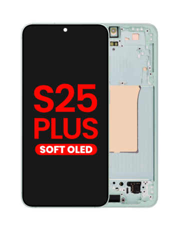 OLED Assembly with Frame for Galaxy S25 Plus (S936) (MINT) (Aftermarket OLED)