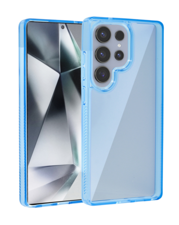 Galaxy S25 Ultra Hybrid Case with Air Cushion Technology - BLUE (Only Ground Shipping)