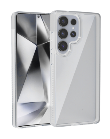 Galaxy S25 Ultra Hybrid Case with Air Cushion Technology - CLEAR (Only Ground Shipping)