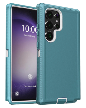 Heavy Duty Case for Galaxy S25 Ultra (TEAL) (Only Ground Shipping)