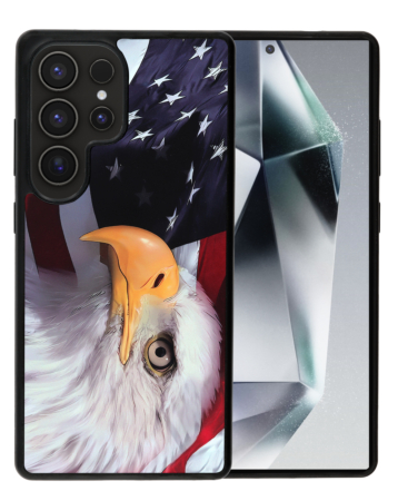 Printing Aluminum Plate Case - EAGLE for Galaxy S25 Ultra (Only Ground Shipping)