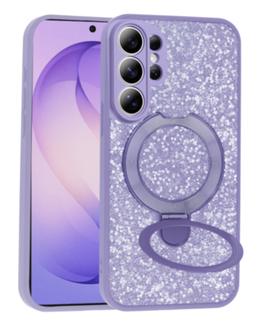 Sparkle Luxury Slim Case with Magnetic Kickstand for Galaxy S26 Ultra (LILAC) (Only Ground Shipping)