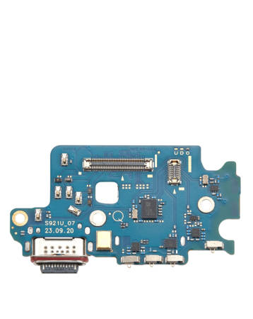 Stock up on the Charging Port Board with SIM Card Reader for Galaxy S24 5G S9210, dual card version, premium edition.
