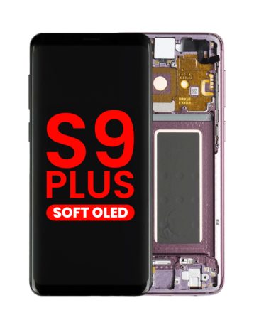 Shop the OLED assembly with frame for Galaxy S9 Plus G965 in Lilac Purple, aftermarket OLED.