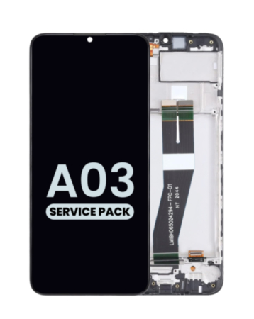 LCD Assembly with Frame for Galaxy A03 (A035F / 2021) (Service Pack)