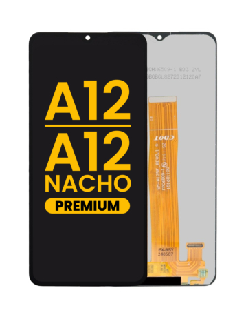 Buy the LCD assembly without frame for Galaxy A12 A125 2020 or A12 Nacho A127 2021 premium.

