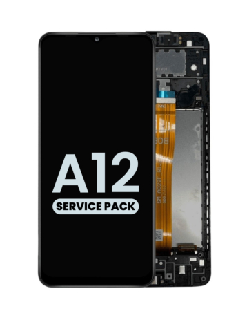 Grab the wholesale deals on the LCD assembly with frame for Galaxy A12 A125 2020 Service Pack.
