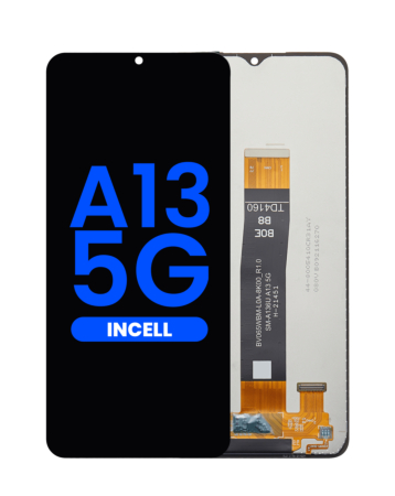 Order the LCD assembly without frame for Galaxy A13 5G A136U 2021 aftermarket incell.
