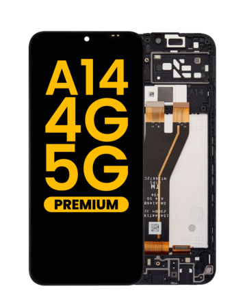 Buy the LCD Assembly with Frame for Galaxy A14 4G A145F A145M 2023 and A14 5G A146B 2023, Premium.