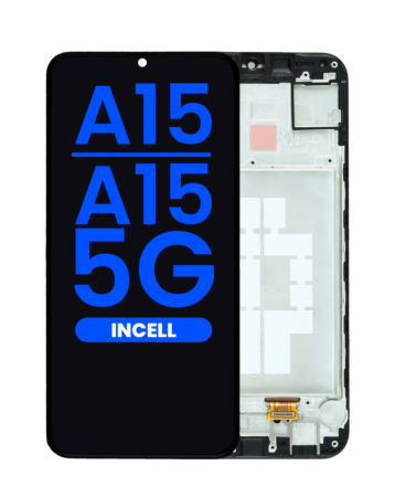 Shop the LCD Assembly with Frame for Galaxy A15 4G A155 2023 and A15 5G A156 2023 6.5 Inch Aftermarket Incell.
