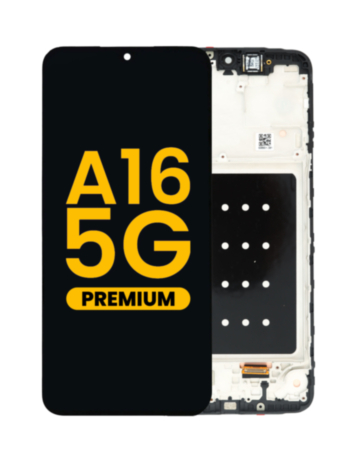 OLED Assembly with Frame for Galaxy A16 5G (A166P / 2024) (International / Dual SIM) (Premium)