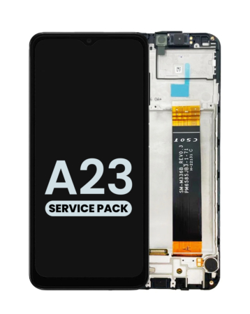 Grab the wholesale deals on the Service Pack LCD Assembly with Frame for Galaxy A23 A235 2022.
