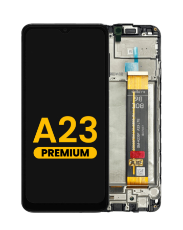 Buy the Premium LCD Assembly with Frame for Galaxy A23 A235 2022.
