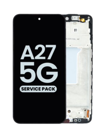OLED Assembly with Frame for Galaxy A27 5G (A276B / 2025) (BLACK) (Service Pack)