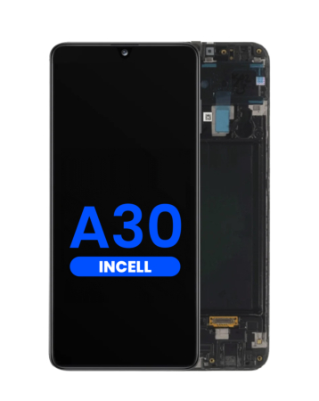 Stock up on the LCD Assembly with Frame for Galaxy A30 A305 2019, Aftermarket Incell.
