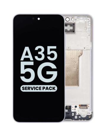 Shop the OLED Assembly with Frame for Galaxy A35 5G A356 2024 in Awesome Ice Blue, Service Pack.
