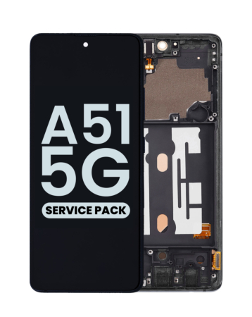 Grab the wholesale deals on the OLED Assembly with Frame in Prism Cube Black, Service Pack, for Galaxy A51 5G, model A516 from 2020 – Verizon.
