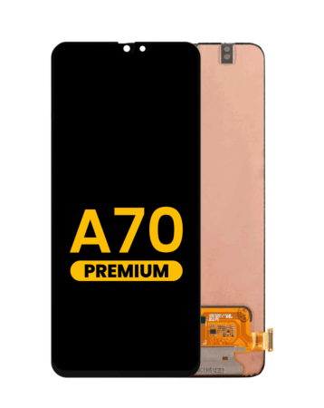 Buy the OLED assembly without frame for the Galaxy A70 2019, premium version.