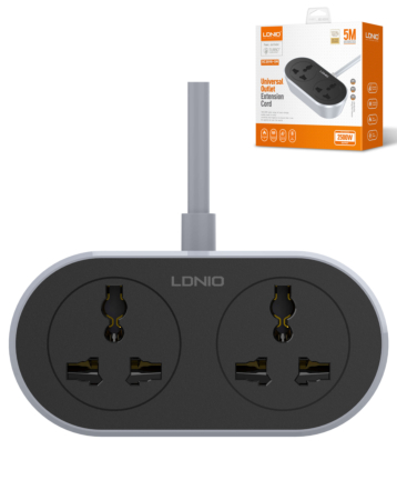 LDNIO SC2018 Universal Outlet Extension Cord (2500W) (Only Ground Shipping)