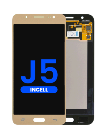 LCD Assembly for Galaxy J5 (J500 / 2015) (GOLD) (Aftermarket Incell)