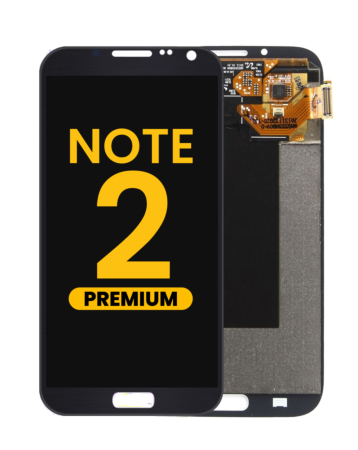 Purchase the OLED Assembly without Frame for Galaxy Note 2 N7100 in Black, Premium.