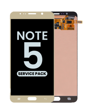 Stock up on the OLED Assembly without Frame for Galaxy Note 5 N920 in Gold Platinum, Service Pack.