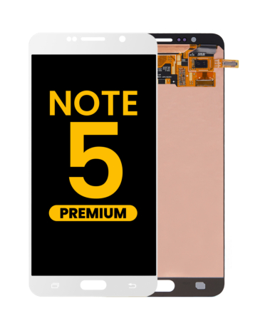 Order the OLED Assembly without Frame for Galaxy Note 5 N920 in White Pearl, Premium.