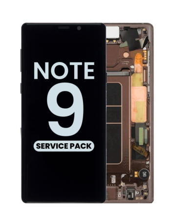 Grab wholesale deals on the OLED Assembly with Frame for Galaxy Note 9 N960 in Metallic Copper, Service Pack.