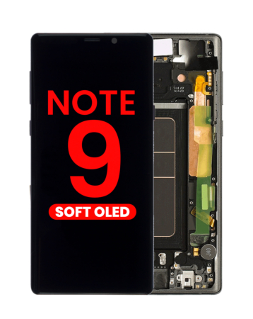 OLED Assembly with Frame for Galaxy Note 9 N960 (MIDNIGHT BLACK) (Aftermarket OLED)