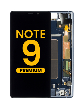 Stock up on the OLED Assembly with Frame for Galaxy Note 9 N960 in Ocean Blue, Premium.
