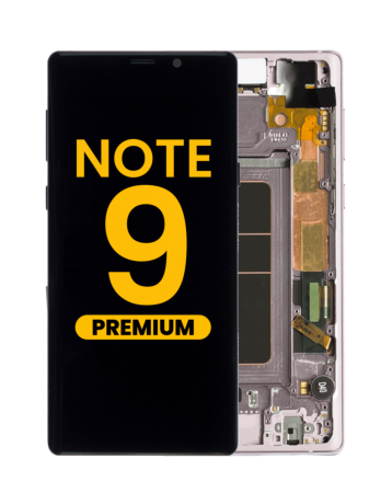 Buy the OLED Assembly with Frame for Galaxy Note 9 N960 in Lavender Purple, Premium.