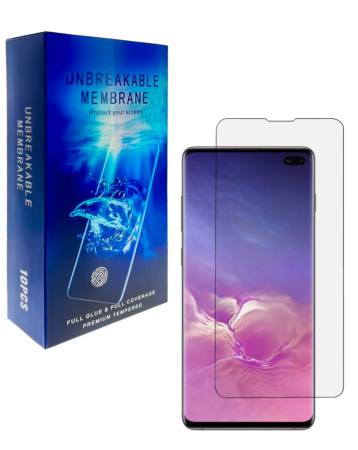 Stock up on the thermoplastic TPU screen protector for Galaxy S10 Plus, armor style, pack of 10.