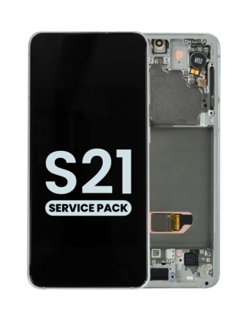 Order the OLED Assembly with Frame for Galaxy S21 G991 in Phantom Gray, Service Pack.
