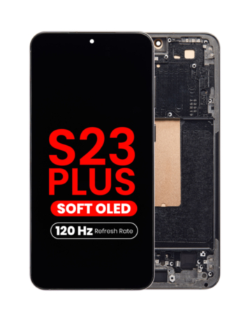 OLED Assembly with Frame for Galaxy S23 Plus (S916) (GREEN) (Aftermarket Pro Soft Oled / 120Hz)
