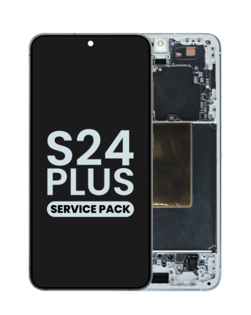 Shop the OLED Assembly with Frame for Galaxy S24 Plus S926 in marble gray, service pack.
