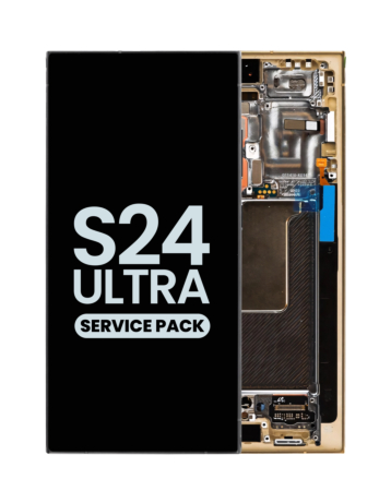 Shop the OLED Assembly with Frame for Galaxy S24 Ultra S928 in Titanium Yellow, Service Pack.
