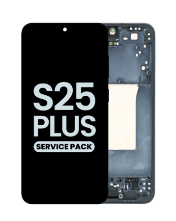 Purchase the OLED Assembly with Frame for Galaxy S25 Plus, model S936, in blueblack, service pack.