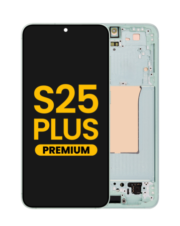 Buy the OLED Assembly with Frame for Galaxy S25 Plus, model S936, in mint, premium quality.