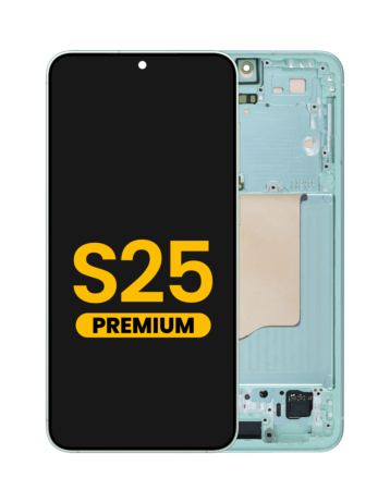 Buy the OLED Assembly with frame for Galaxy S25, model S931, in mint, premium quality.