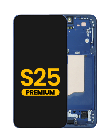 Order the OLED Assembly with frame for Galaxy S25, model S931, in navy, premium quality.