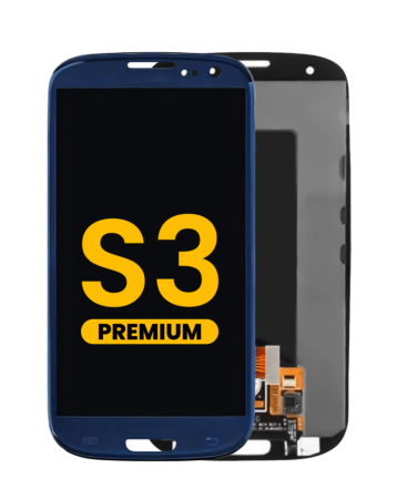 Order the premium blue LCD assembly without frame for Galaxy S3.

